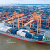 Au port de Hai Phong. Photo: VNA