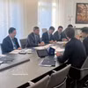 Le ministre des Finances, Ngo Van Tuan (troisième à gauche), lors de la séance de travail avec le groupe Rothschild & Co. Photo : VNA