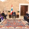 Le président libanais Joseph Aoun a reçu l'ambassadeur du Vietnam en Égypte et au Liban, Nguyen Nam Duong, à l'occasion de la présentation de ses lettres de créance le 15 octobre. Photo : Ambassade du Vietnam en Égypte - VNA