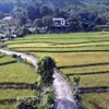 Route en béton desservant les zones de production agricole dans la commune de Thái Bình, province de Tuyen Quang. Photo: VNA