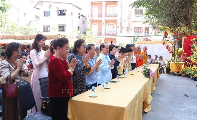 Des délégués présents au programme. Photo: VNA