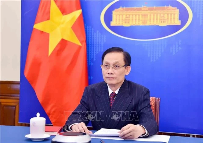 Le ministre vietnamien des Affaires étrangères, Le Hoai Trung. Photo: VNA