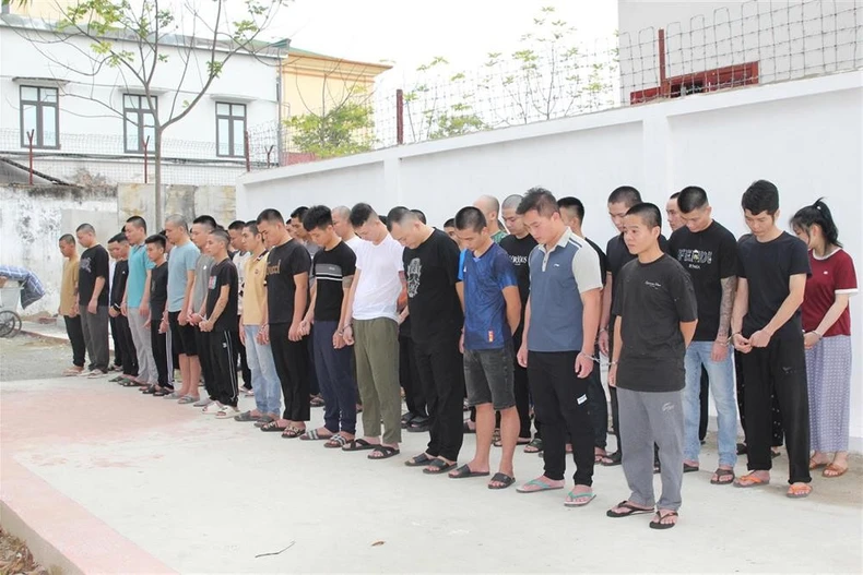 La police de Nghê An démantèle un vaste réseau de fraude en ligne. Photo: bocongan.gov.vn