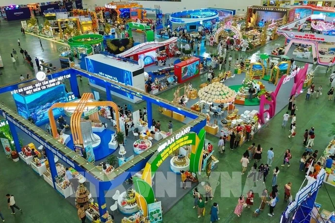 La Foire du Printemps 2026 se déroulera du 2 au 8 février 2026 au Centre national des expositions du Vietnam (VEC), dans la commune de Dong Anh à Hanoï. Photo : VNA