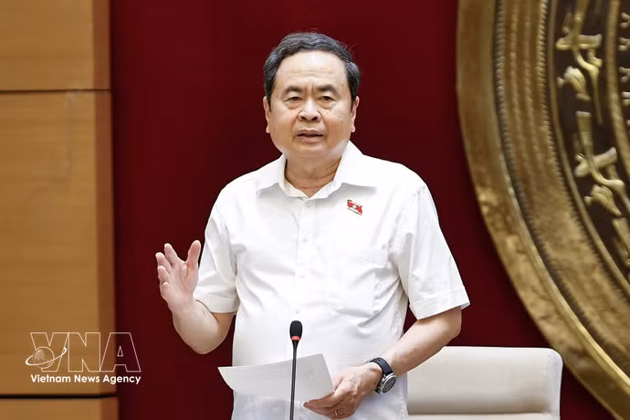 Le président de l’Assemblée nationale, Trân Thanh Mân. Photo : VNA