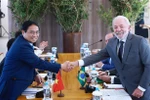 Le Premier ministre Pham Minh Chinh et le président brésilien, Luiz Inacio Lula da Silva. Photo: VNA