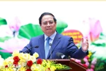 Le Premier ministre Pham Minh Chinh au premier Congrès de l’organisation du Parti du ministère de la Construction (2025–2030). Photo: VNA