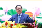 Le Premier ministre Pham Minh Chinh au premier Congrès de l’organisation du Parti du ministère de la Construction (2025–2030). Photo: VNA