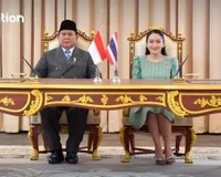 La Première ministre thaïlandaise Paetongtarn Shinawatra et le président indonésien Prabowo Subianto.