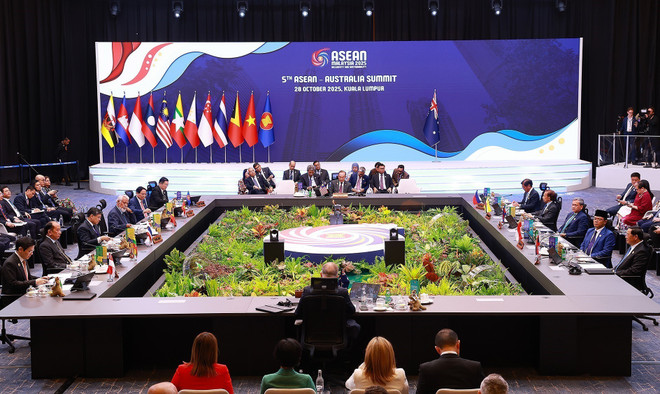 Le Premier ministre Pham Minh Chinh participe au 5e Sommet ASEAN-Australie. Photo: VNA uc-1.jpg