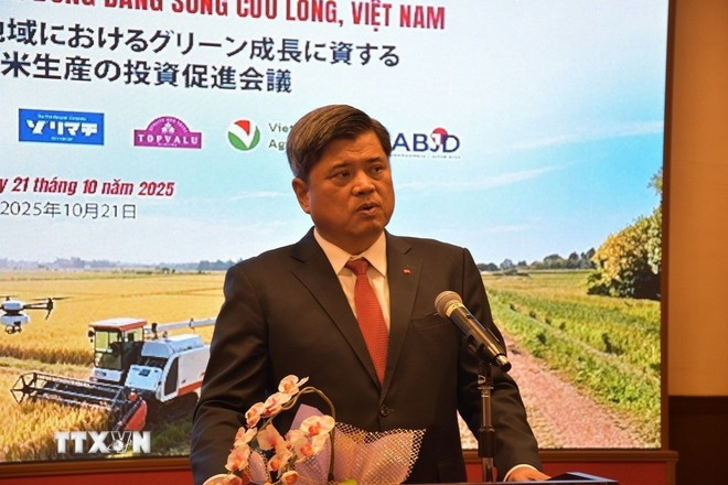 Le vice-ministre vietnamien de l'Agriculture et du Développement rural, Tran Thanh Nam. Photo: VNA japon-1.jpg