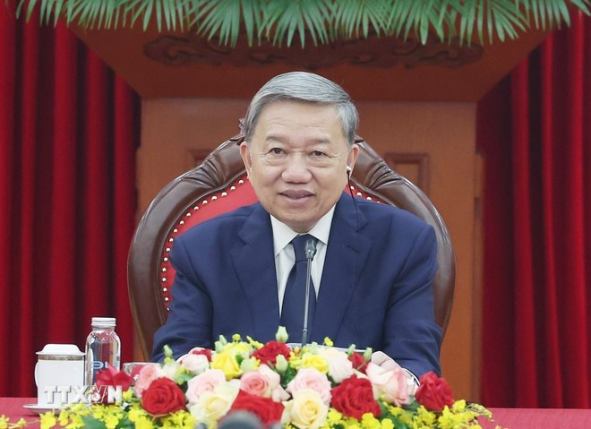 Le secrétaire général du Parti communiste du Vietnam Tô Lâm. Photo: VNA to-lam.jpg