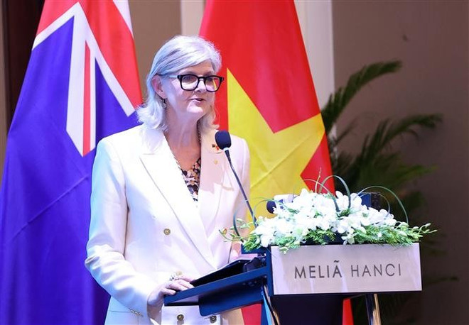 La gouverneure générale d'Australie, Sam Mostyn. Photo: VNA forum-1.jpg