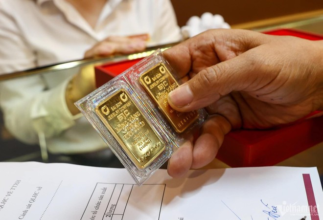 Une Bourse de l'or pourrait offrir de nombreux avantages. Photo: Vietnam+ vang-3.jpg