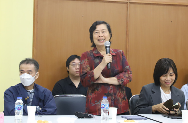La professeure Nguyên Thi Kim Oanh de l'Institut de Technologie d'Asie s'exprime à la rencontre. Photo: VNA thailan1.jpg