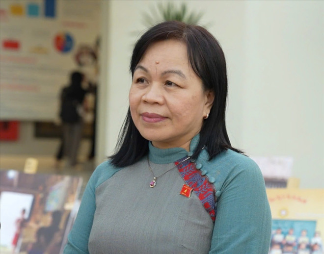 La vice-présidente de la Commission de la culture et de la société de l’Assemblée nationale, Nguyên Thi Mai Hoa. Photo: VNA education-1.jpg