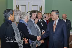 Le dirigeant vietnamien To Lam rencontre l’Association d’amitié Danemark-Vietnam.