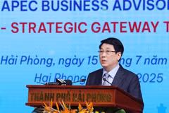 Le président de la République, Luong Cuong s'exprime lors de l'événement. Photo : VNA