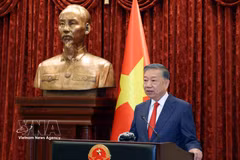 Le secrétaire général du Parti communiste du Vietnam et président de la République, To Lam. Photo: VNA