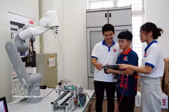 Le laboratoire national clé de mécatronique et applications de l'Université de la science et de la technologie, relevant de l'Université de Da Nang. Photo : VNA