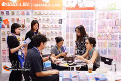 Des entreprises recherchent des opportunités de collaboration lors de ce salon. Photo: VNA