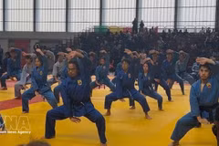 La 7ᵉ édition du Championnat du monde de Vovinam - Viet Vo Dao, organisée du 22 au 25 juillet à Paris. Photo : VNA 