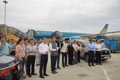 Cérémonie de remise des dépouilles des victimes, l’après-midi du 13 juillet. Photo : Service des Affaires étrangères de Hô Chi Minh-Ville