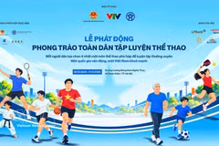 La cérémonie de lancement du Mouvement national de pratique sportive se tiendra le 10 octobre à 6h30 sur la place Dong Kinh Nghia Thuc et autour du lac Hoan Kiem, à Hanoï. Photo : VNA