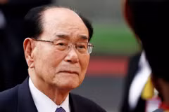 Kim Yong Nam, ancien président du Comité permanent de l'Assemblée populaire suprême (APS) de la RPDC. Photo: Reuters