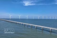 Au premier trimestre 2026, la production d'électricité du pays a atteint 76,86 milliards de kWh. Photo : VNA