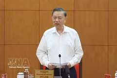 Le secrétaire général du Parti et président de la République, To Lam. Photo: VNA