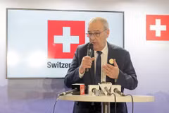 Le président de la Confédération suisse Guy Parmelin. Photo: ANI/VNA