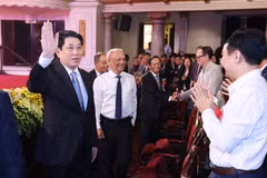 Le président de la République Luong Cuong à la cérémonie célébrant le 80ᵉ anniversaire de la Journée traditionnelle des avocats vietnamiens. Photo: VNA