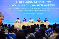 Panorama du dialogue. Photo : VNA