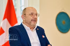 L'ambassadeur de Suisse au Vietnam, Thomas Gass. Photo : VNA