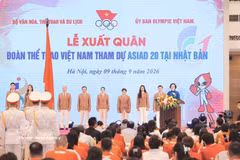 La vice-PM Pham Thi Thanh Tra à la cérémonie de départ de la délégation vietnamienne pour l’ASIAD 20