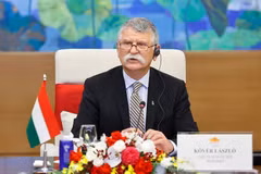 Le président de l’Assemblée nationale de Hongrie, Kover Laszlo. Photo : VNA