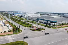 Les infrastructures du parc industriel Thang Long 3, dans la province de Phu Tho, sont complètes et modernes, offrant un environnement propice aux investissements des entreprises. Photo : VNA