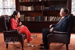 Le secrétaire général du Parti communiste du Vietnam et président de la République To Lam répond à une interview de Bloomberg. Photo: VNA