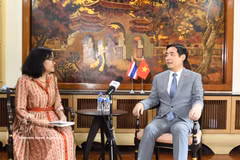L’ambassadeur du Vietnam en Thaïlande, Pham Viet Hung, a accordé un entretien à l’Agence vietnamienne d’information (VNA). Photo : VNA