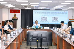 Panorama du point presse pour présenter le Dialogue d’amitié de Hô Chi Minh-Ville. Photo: VNA