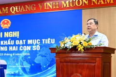 Le vice-Premier ministre permanent Pham Gia Tuc à la conférence. Photo : VNA