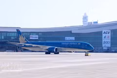 Un avion de Vietnam Airlines. Photo: VNA