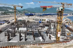 Un nouveau projet urbain est actuellement en construction dans le quartier de Nam Nha Trang, province de Khanh Hoa. Photo: VNA