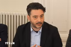 Francesco Maringiò, responsable du département des relations internationales du Parti communiste italien (PCI) et vice-président de la Fondation Italie-Vietnam. Photo : VNA