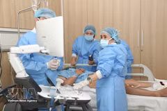 La première greffe de pénis provenant d’un donneur en état de mort cérébrale au Vietnam. Photo: VNA 