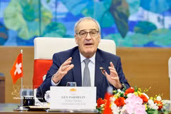 Le président de la Confédération suisse, Guy Parmelin. Photo : VNA