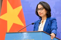 La porte-parole Pham Thu Hang. Photo : baoquocte.vn.