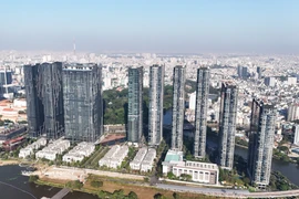 Le complexe d'appartements de luxe Grand Marina bénéficie d'un emplacement privilégié en plein cœur d'Hô Chi Minh-Ville. Photo : VNA