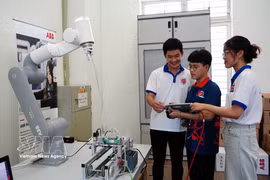 Le laboratoire national clé de mécatronique et applications de l'Université de la science et de la technologie, relevant de l'Université de Da Nang. Photo : VNA